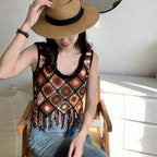 Women's Korean-style Crocheted Tassel Knitted Camisole