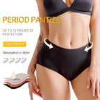 Women's Cotton Physiological Underwear Front And Rear Leakproof