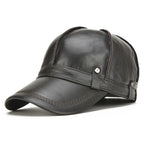 Outdoor Ear Protection Dome Winter Thickened Men Leather Hat