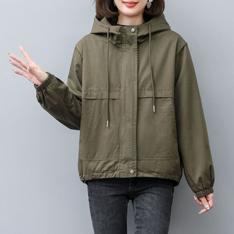 High Cotton Long Sleeve Plus Size Baggy Casual Jacket Women