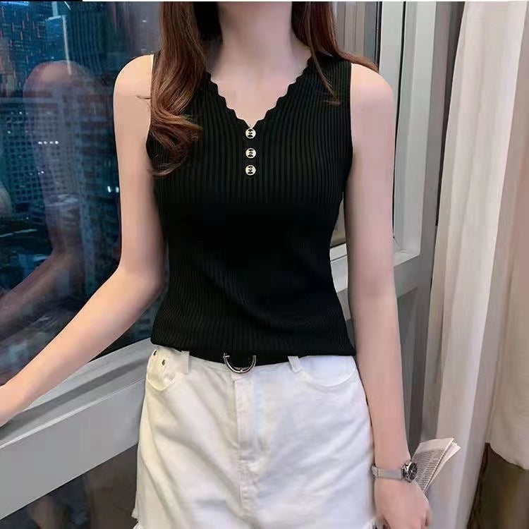 Undershirt Women's Inner Wear V-neck Sling Vest